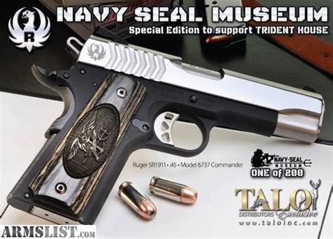 Armslist For Sale Ruger 1911 27 Navy Seal Limited Edition 27 Of