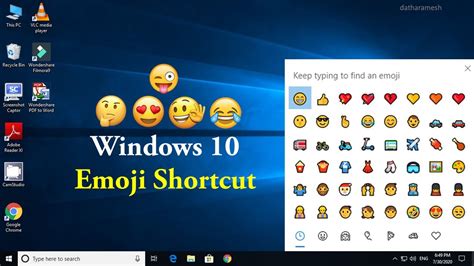 Windows 10 Emoji Shortcut Key How To Add Emojis To File And Folder