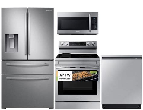 Samsung 4 Piece Stainless Steel Kitchen Package Vans Home Center