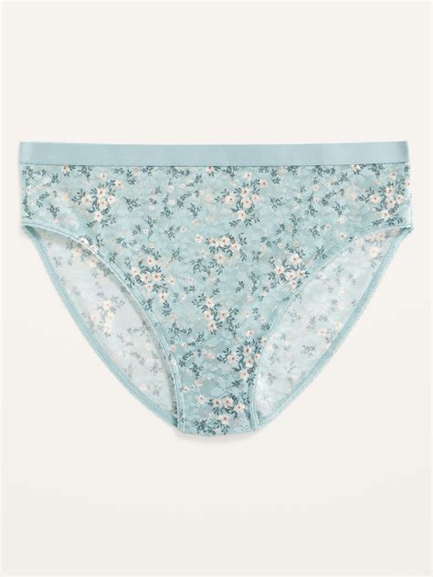 High Waisted Mesh Bikini Underwear Old Navy