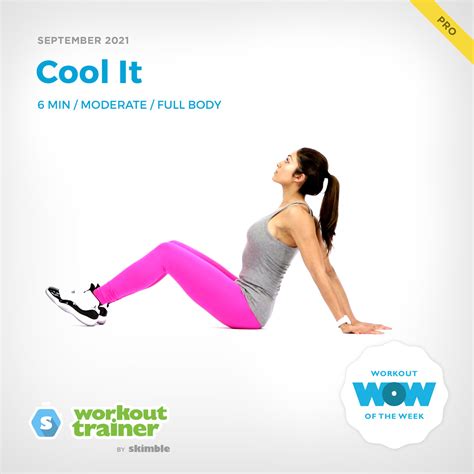 Skimbles Pro Workout Of The Week Cool It Workout Trainer App