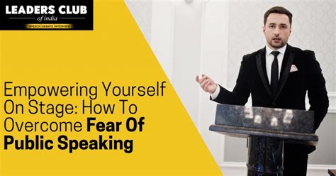 How To Overcome Fear Of Public Speaking