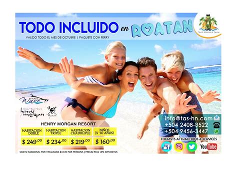 TAS te lleva a la bella isla de Roatán con todo incluido - DIARIO ROATÁN