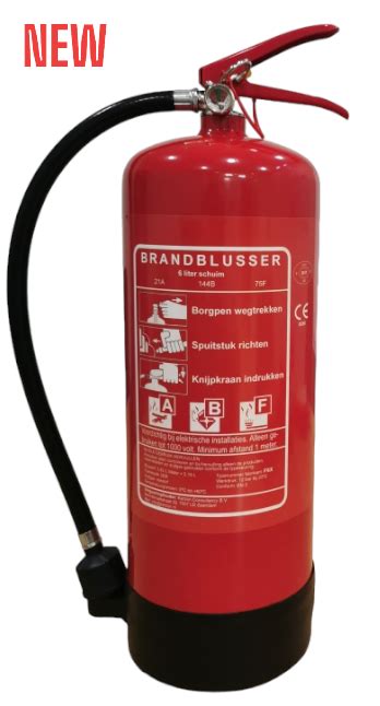 Flameline F6X Schuimblusser 6 Liter ABF Kerzon Flameline