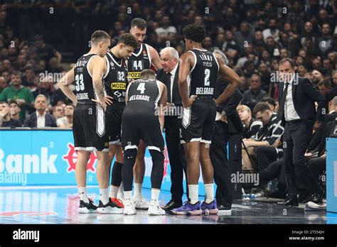 Belgrade Serbia November Head Coach Zeljko Obradovic Of