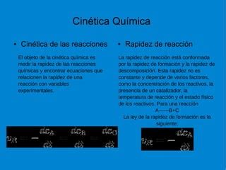 Cinetica Quimica PPT Descarga Gratuita