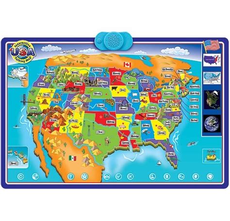 Usa Interactive Talking Map Touch And Learn Interactive Map