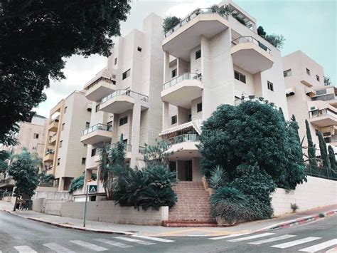 REHOVOT, ISRAEL - August 26, 2018:Residential Building and Trees in ...