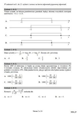 Matura Matematyka Poziom Podstawowy Odpowiedzi Arkusze Cke