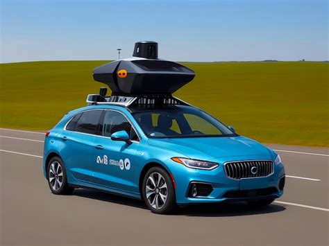 Premium AI Image | Autonomous Car Driving on the Road SelfDriving Car ...