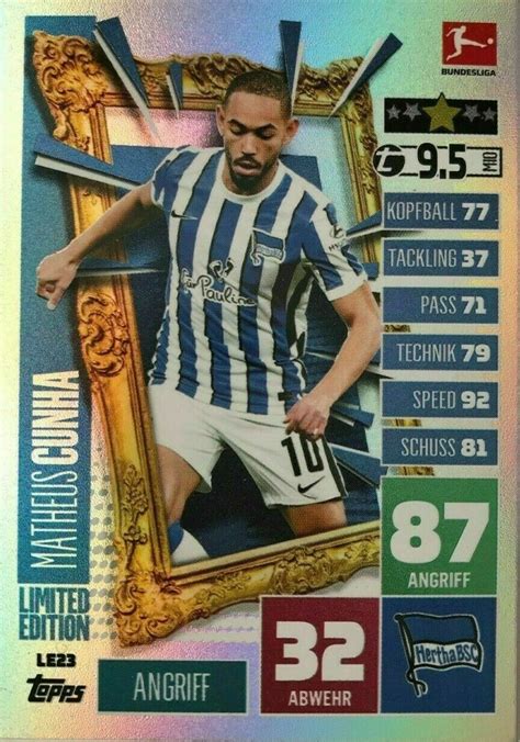 Colecci N Match Attax Extra Bundesliga Datos Fotos One