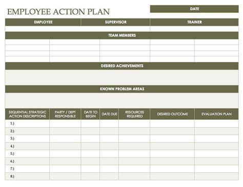 20 Monthly Work Plan Template Excel