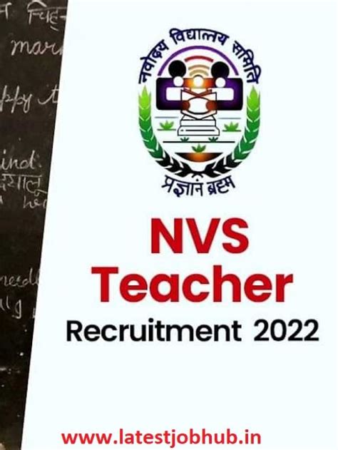 Nvs Tgt Pgt Notification Latest Job Hub