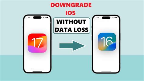 How To Downgrade IOS 17 To IOS 16 Without Losing Data Step By Step