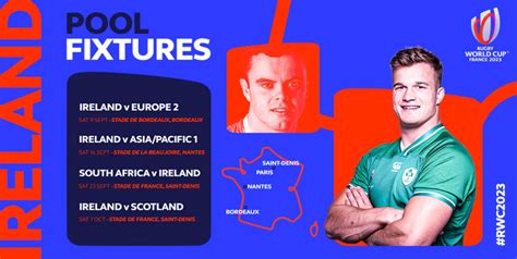 Irish Rugby | Rugby World Cup 2023 Pool Fixtures Announced