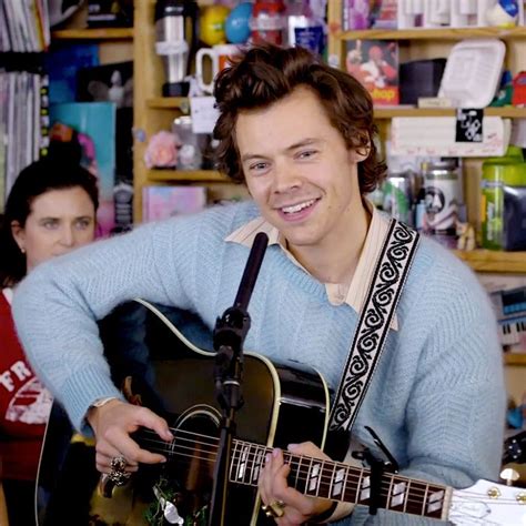 Harry Styles’s Tiny Desk Concert Will Brighten Your Day