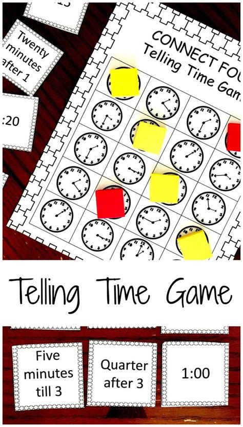 Time Games | Fun Easy Game to Practice Telling Time | Free Printable | Telling time games, Math ...