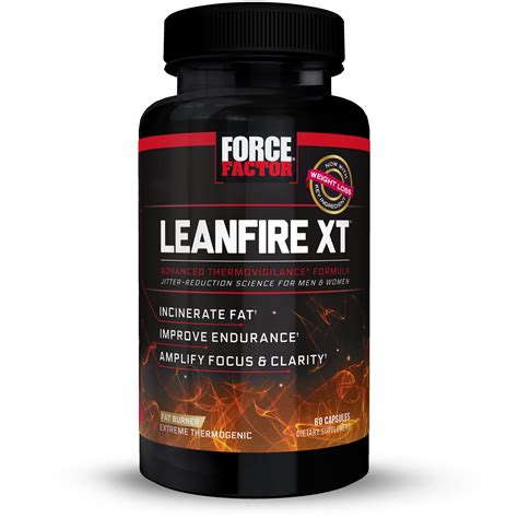 Leanfire Xt Thermogenic Fat Burner Supplement For Men And Women With Green Tea Extract And L