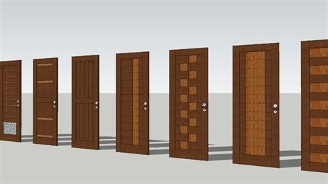 Large Preview Of 3d Model Of Modern Doors Bedroom Door Design Door