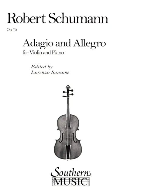 Adagio And Allegro Op 70 Von Robert Schumann Im Stretta Noten Shop