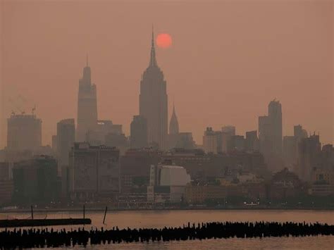 Wildfire Smoke Map Forecast Shows Which Us Cities States Are Being