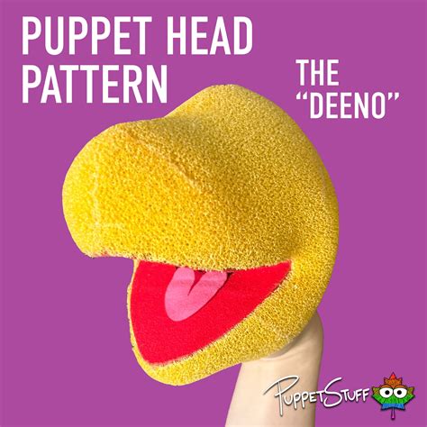 Foam Puppet Head Pattern deeno - Etsy