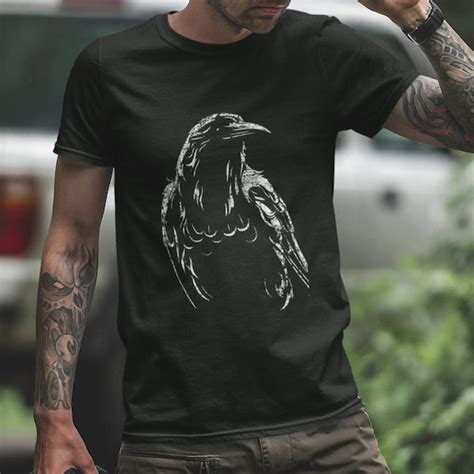 Crow T Shirt Etsy