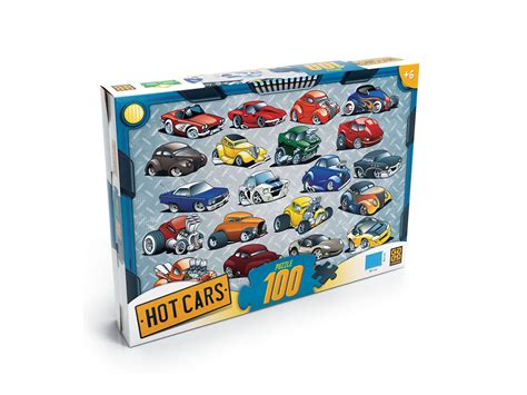 BRINQUEDO PEDAG QUEBRA CABECA HOT CARS PCS GROW