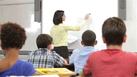 Interactive Whiteboard Classroom Stock Footage Video - Shutterstock