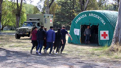 Realizaron un taller y simulacro de accidente con múltiples víctimas en