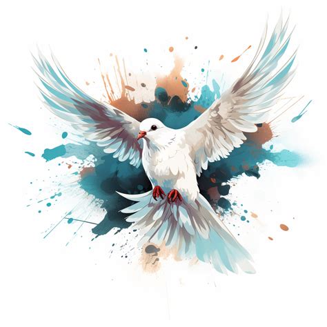 White Dove Watercolor Behance