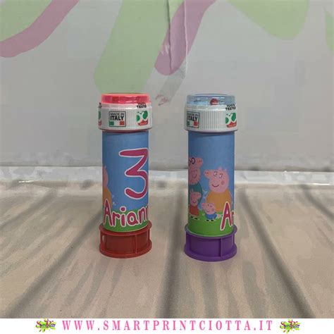 Bolle Di Sapone Personalizzate Peppa Pig Smart Print