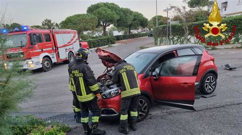 Scontro Tra Auto A Santa Marinella Due Feriti Non Gravi Terzo