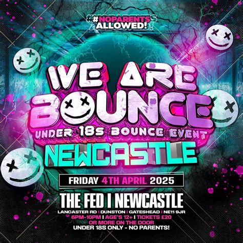 bounce  newcastle  fed gateshead  april  allevents