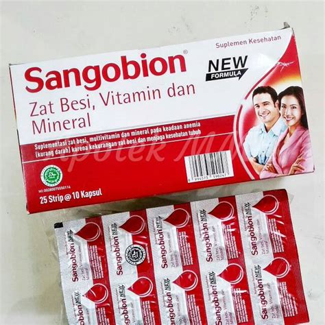 Jual Sangobion Strip Isi 10 Kapsul Shopee Indonesia