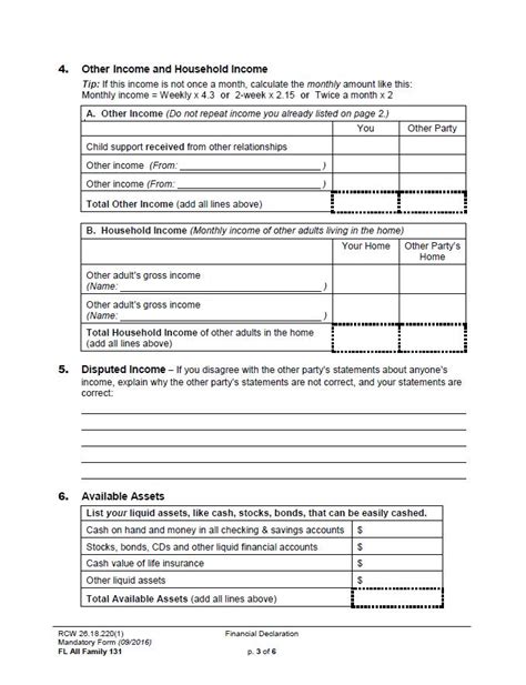 Sample Court Order Form Template