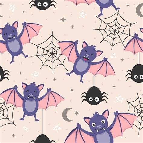 Premium Vector Bat Seamless Pattern