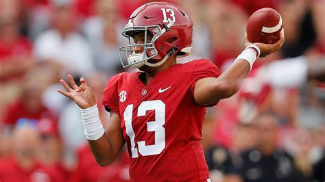 Tua Tagovailoa Alabama Jersey / Alabama's Tua Tagovailoa is the first Samoan QB to win the ...