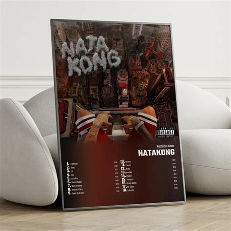 Natanael Cano Natakong Album Cover Poster Wall Art Natanael Cano