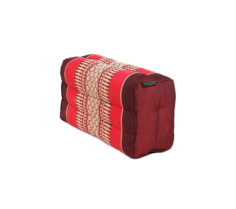 Standard Coussin De Yoga Et Méditation Rouge Burgundy X1