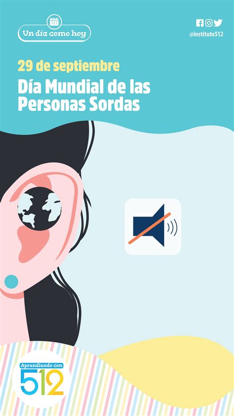 Día Mundial de las Personas Sordas Aprendiendo con 512