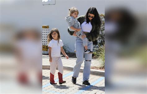 Kourtney Kardashian Steps Out With Kids Amid Birthday Celebrations