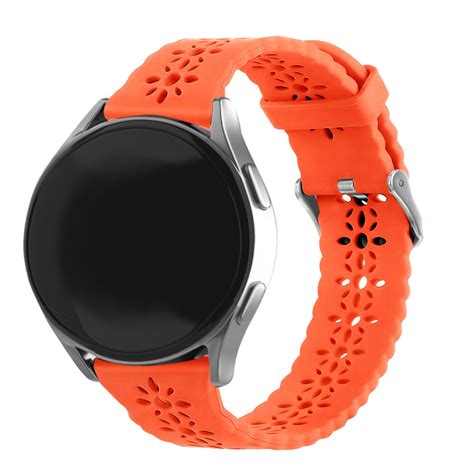 Polar Ignite 2 Silikonarmband Mit Muster Orange Smartwatcharmbaender De