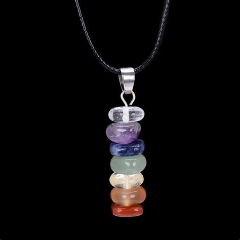 7 Chakra Crystal Necklace - Earth Healing Stones