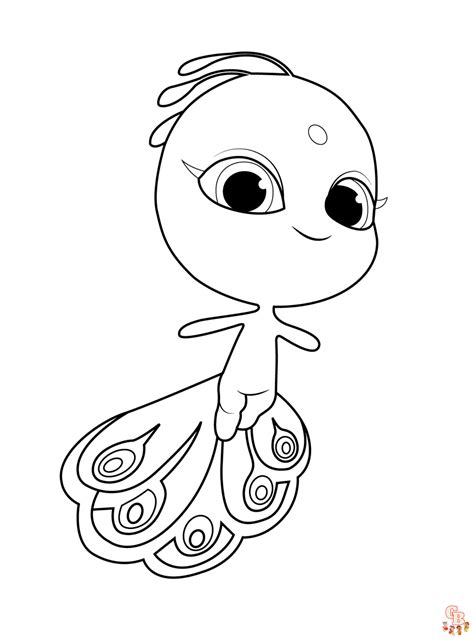 Free Kwami Miraculous Ladybug Coloring Pages GBcoloring