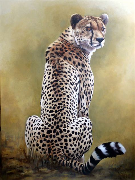 Peinture Guépard