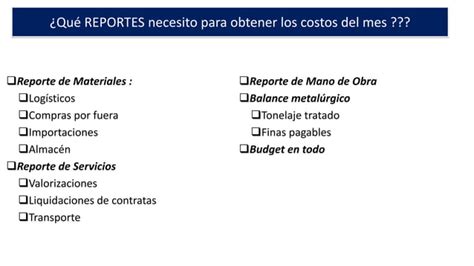 COSTOS Y PRESUPUESTOS APLICADA A LA MINERÍA SUBTERRÁNEA PPT