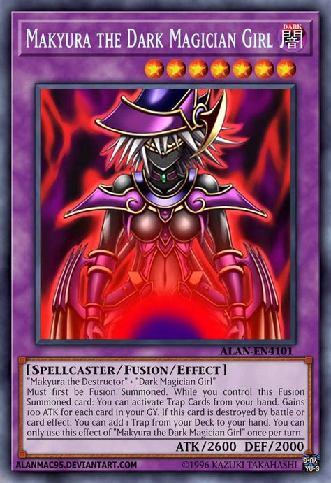 Makyura The Dark Magician Girl Custom Yugioh Cards Custom Cards