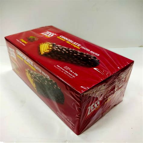 Zess Chocolate Coated Wafer 24x22g Original Shopee Malaysia