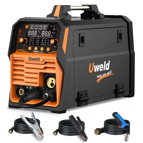 Buy Uweld 250A MIG Welder 6 In 1 MIG Less Flux Core Stick Lift TIG Spot